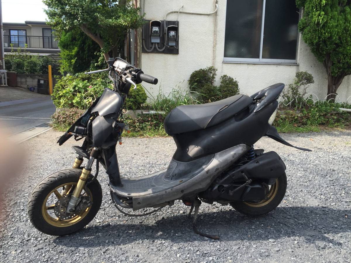 ジャンク事故現状 ライブディオZX 最終型 AF35 エンジン始動可 DIO