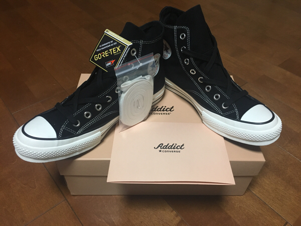 品質保証，低価 コンバース Addict CHUCK TAYLOR 25.0cm ブラック Black 100周年 ゴアテックス 17 ss 5月10日 発売 ct 70 GORE-TEXHI(25.0cm)｜売買されたオークション情報、yahooの商品情報をアーカイブ公開 - オークファン 25.0cm