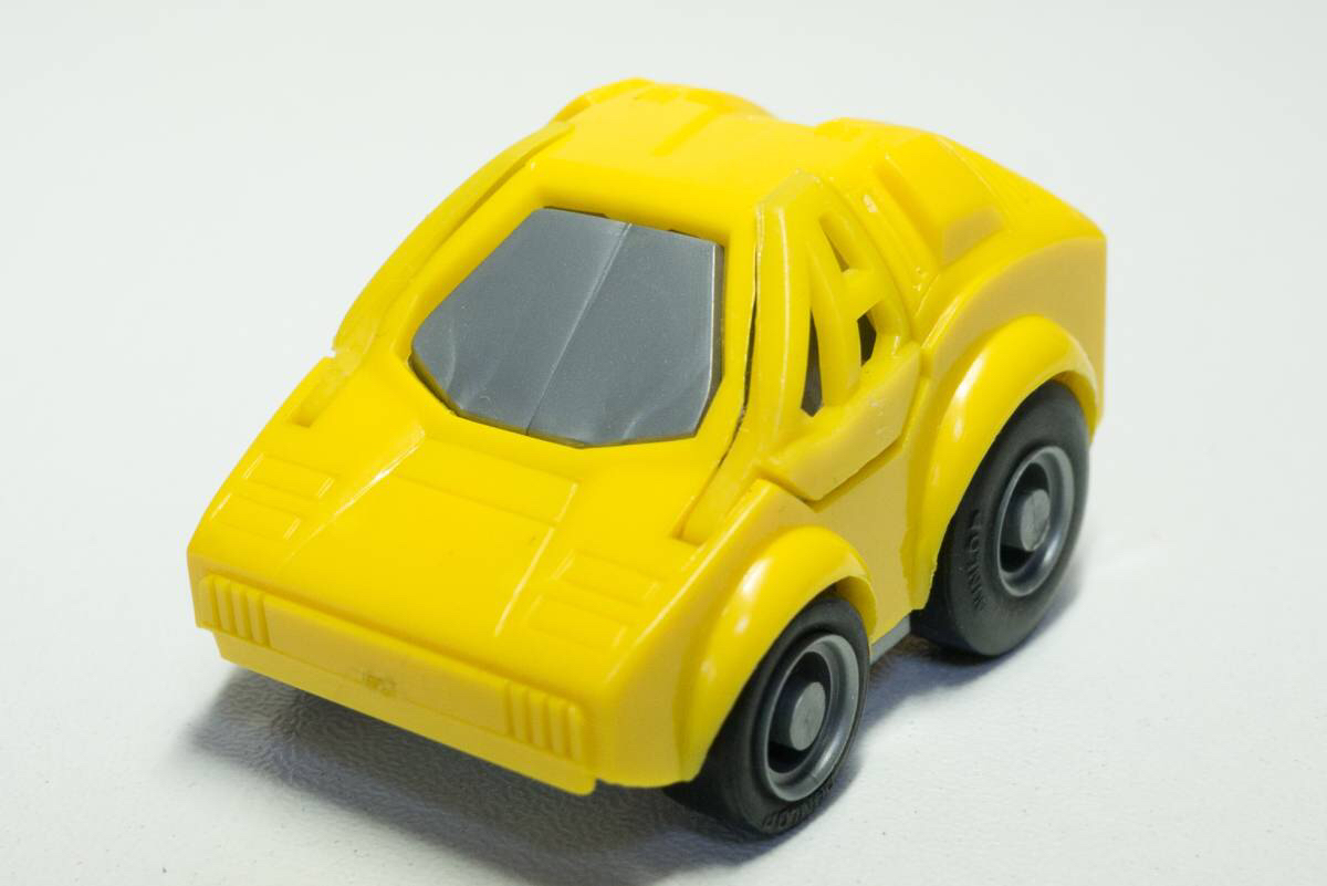 【レア！】マメダッシュ カウンタック 亀の子エンジン 搭載 イエロー チョロＱ 豆ダッシュ_1