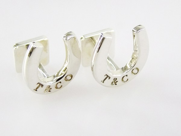c753 ティファニー 希少 美品 ホースシュー カフリンクス 925 蹄鉄 蹄