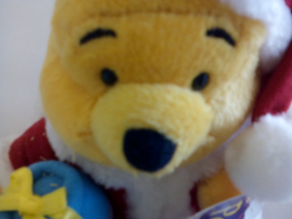 u17♪Ｄisney　くまのプーさん　サンタコス　ぬいぐるみ_3