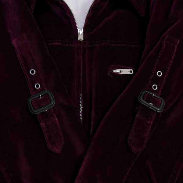 16AW 16FW The Letters ザ レターズ Velvet Zip Jacket ベルベット