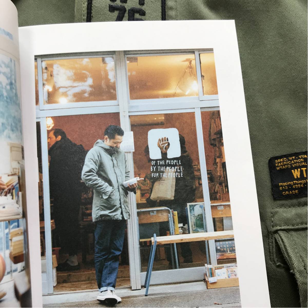 WTAPS 14AW M-64 OD S TET着用 オリーブドラブ JUNGLE STOCK BENCH MA 