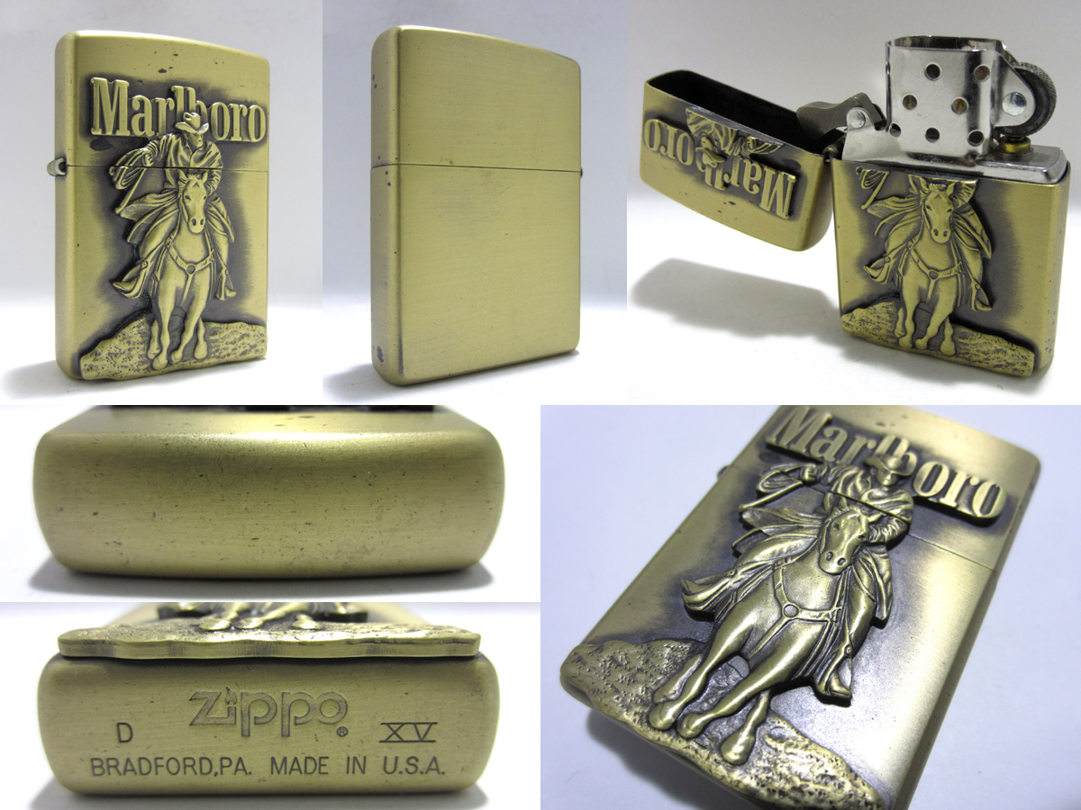 未使用 Marlboro Zippo Brass Case 未使用 ZIPPO マルボロ Marlboro 