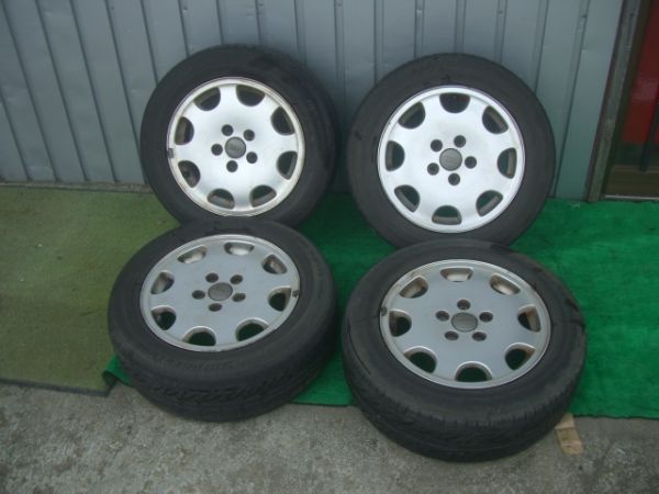 【大得価，豊富な】 アウディ 純正 A4 195/60R15 アルミホイール タイヤ 15&times;6J ＋45 5H PCD112(ラジアルタイヤ)｜売買されたオークション情報、yahooの商品情報をアーカイブ公開 - オークファン 5穴