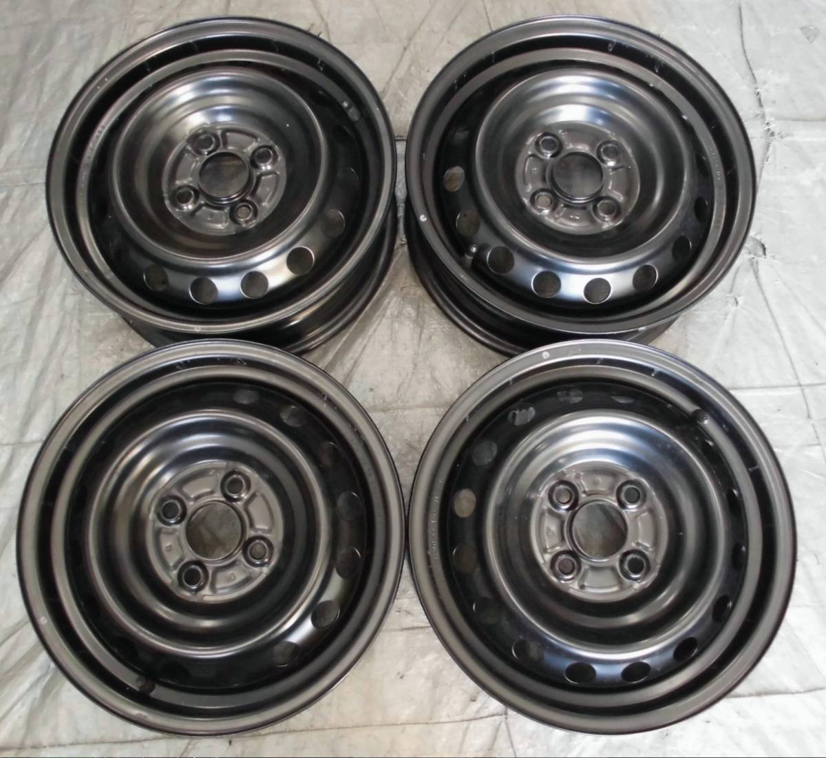 ●●1709-731LL 90系 ヴィッツ 純正スチール 4本セット 新車外し 美品！