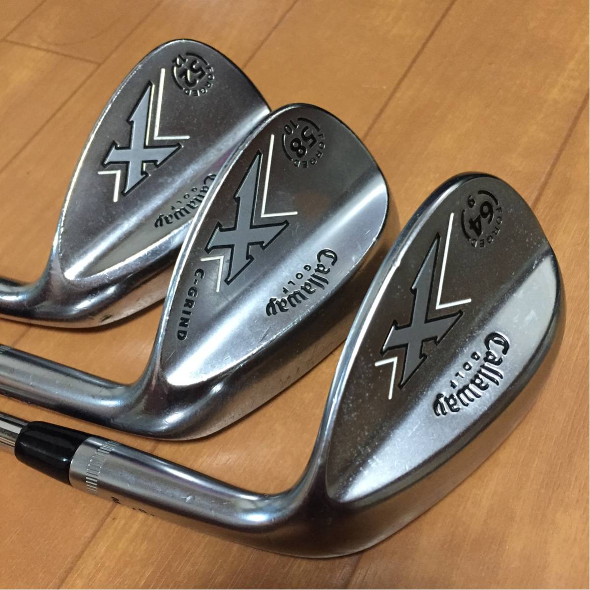 ゴルフ 【名器2本】Callaway X FORGED ミルキークロムウェッジ56・50 ゴルフ 【名器2本】Callaway X FORGED ミルキークロムウェッジ56・50