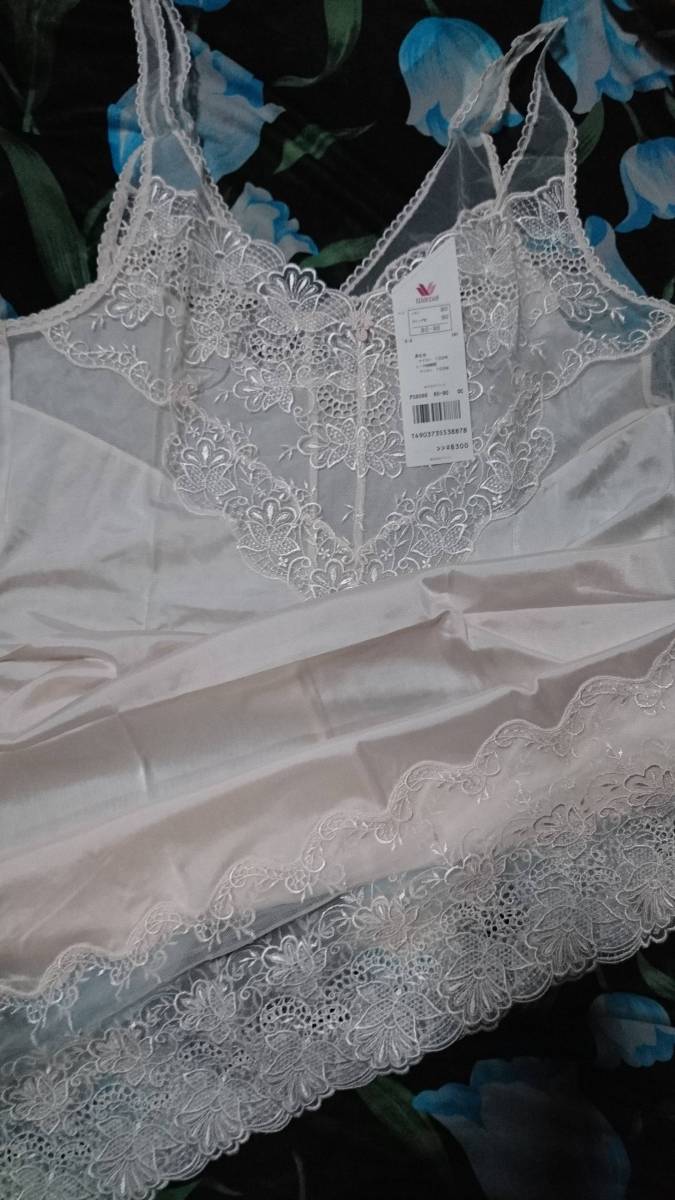 未使用レトロ スリップ ワコール 80×90 ピンク ナイロン100% wacoal