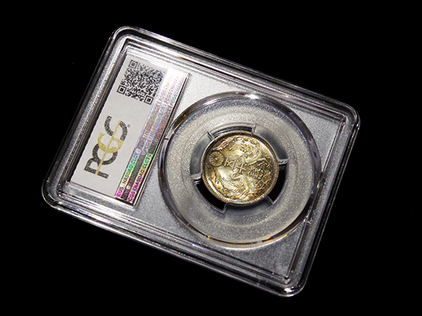 MS66 1937年 PCGS 小型50銭銀貨 昭和12年 PCGS／MS-66／小型50銭銀貨