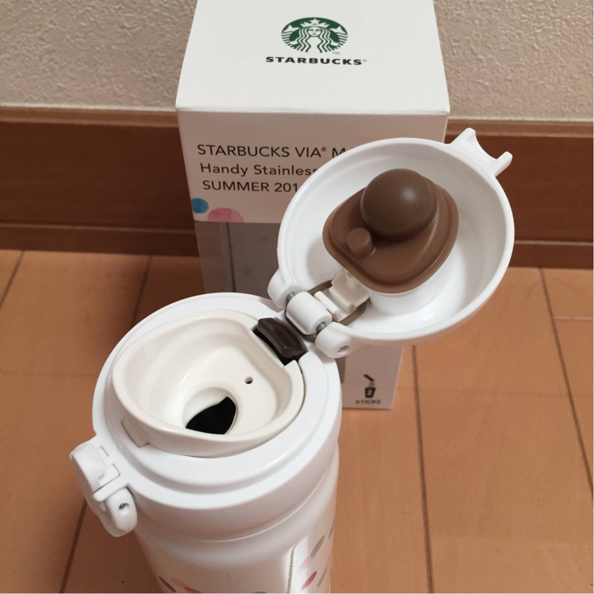 スターバックス ANA ステンレスボトル タンブラー 2016 サマー 未使用 