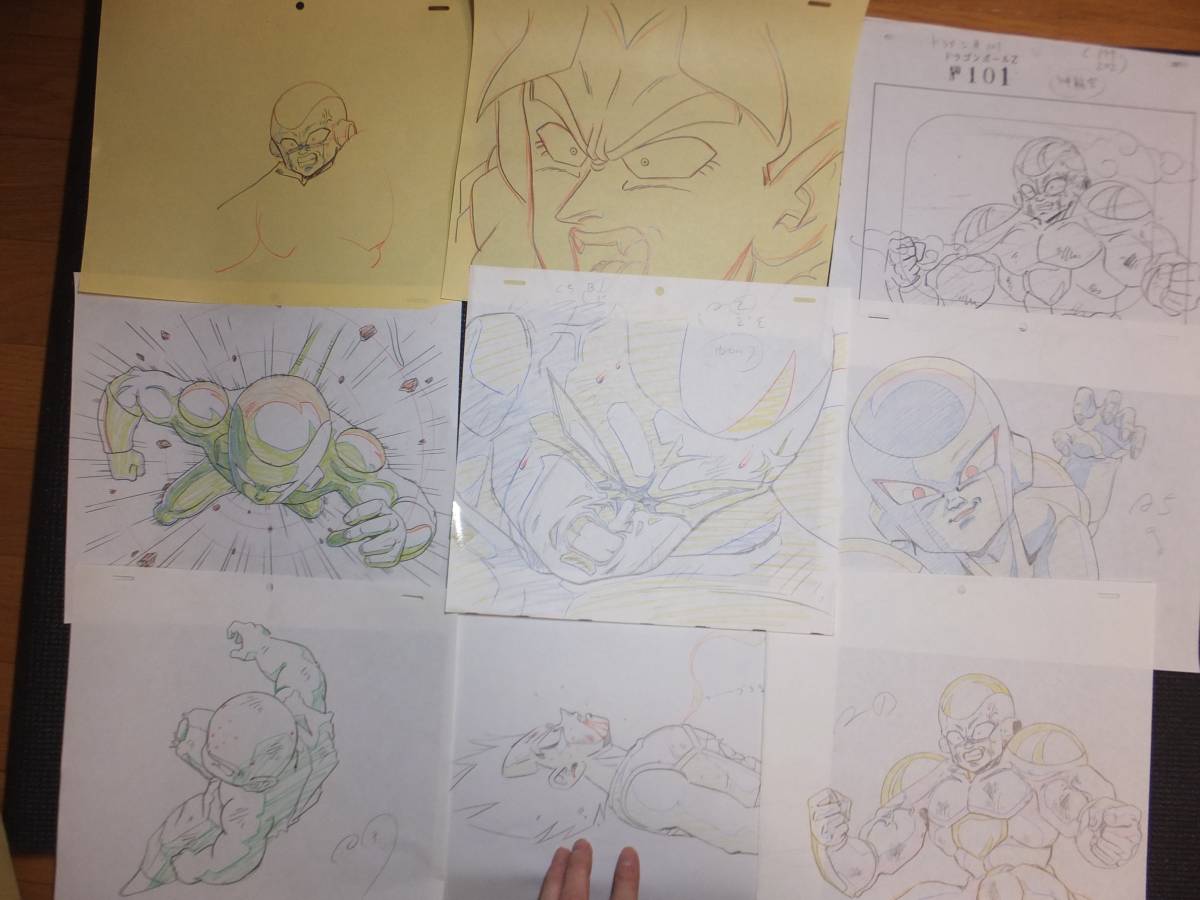 ドラゴンボールZ！セル画肉筆下絵！原画190枚！孫悟空孫悟飯ベジータ