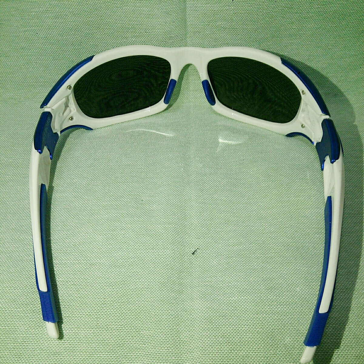 一円スタート！ スポーツサングラス OAKLEY PITBOSS ブルーフレーム