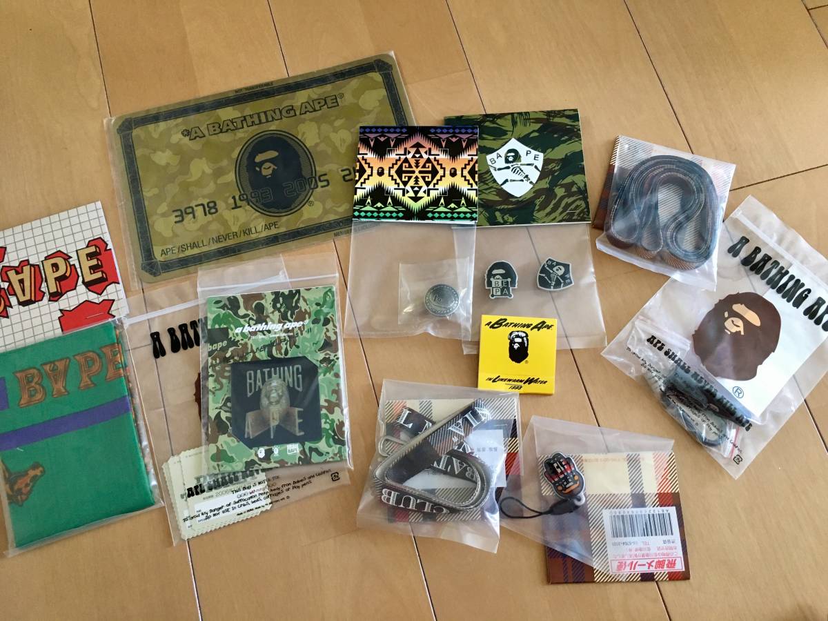 BAPE エイプ ノベルティー 会員特典 非売品 まとめて！①