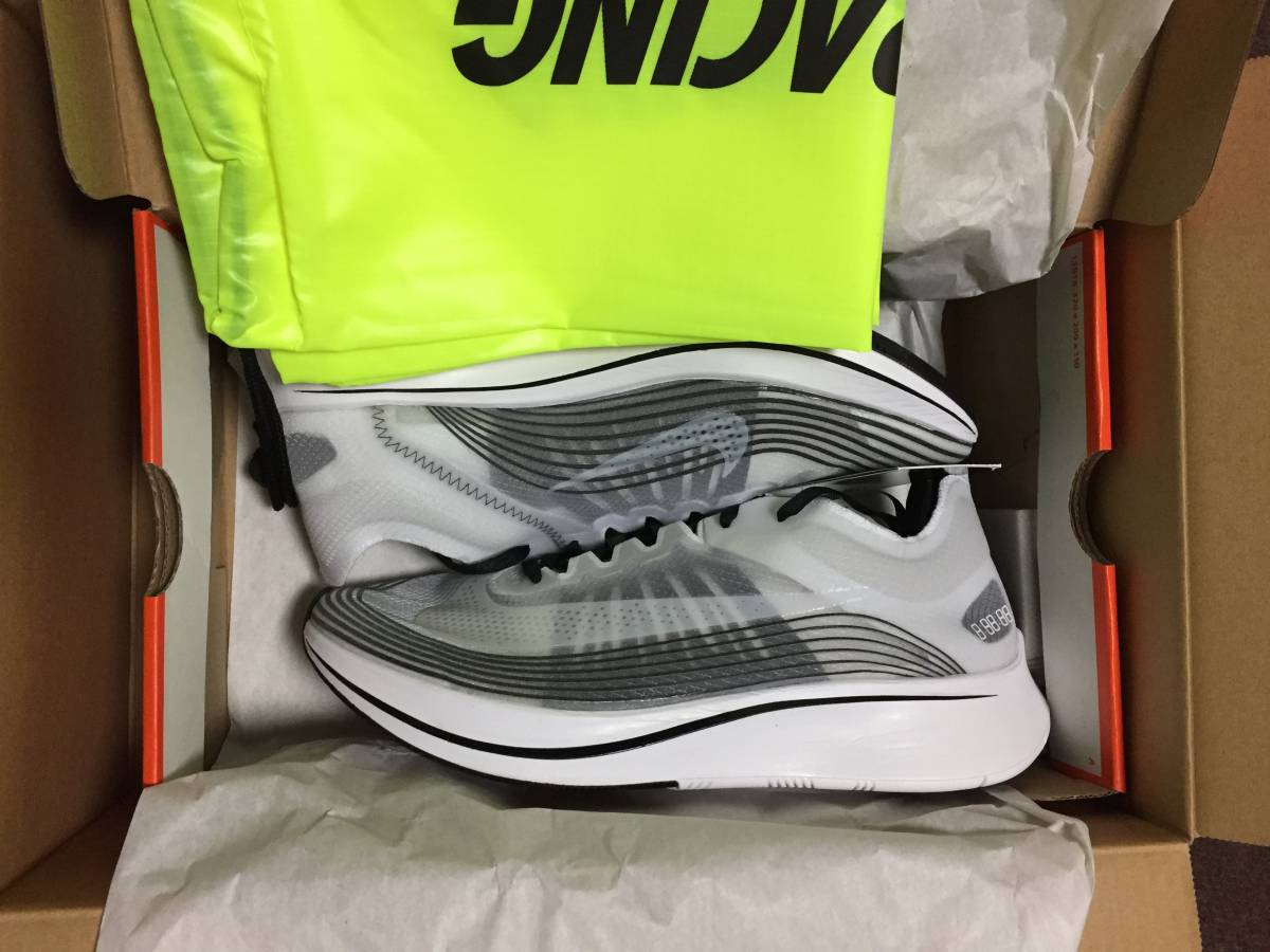 国内正規品 黒タグ 27cm NIKELAB ZOOM FLY SP AA3172-101 ナイキラボ ズーム フライ SP ランニングシューズ NIKE Racing 4% 新品 未使用