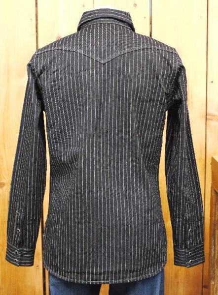 アイアンハート ウォバッシュウエスタンシャツ S ブラック IHSH-62