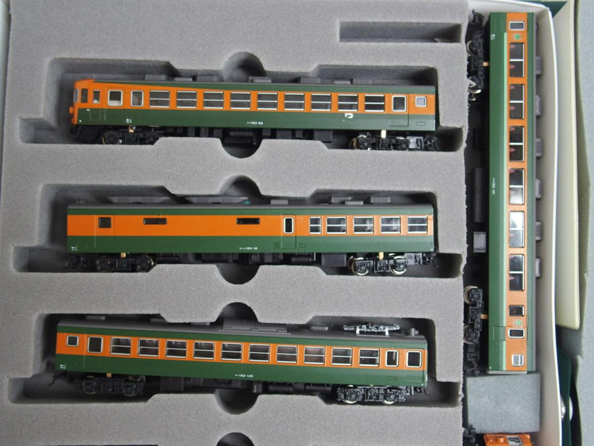鉄道模型 Nゲージ KATO カトー 10-319 153系直流急行形電車 低運転台 　合計18車両　キハ　クハ　モハ　現状渡 　f001