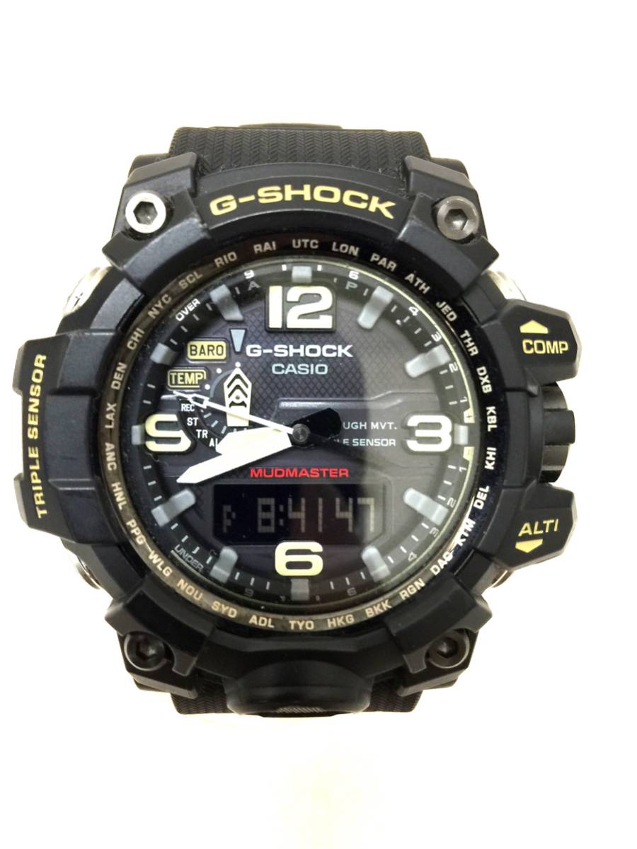 【CASIO】カシオ 美品 マスターオブジー MASTER OF G MUDMASTER マッドマスター GWG-1000 定価86，400円(税込) 腕時計 タフソーラー