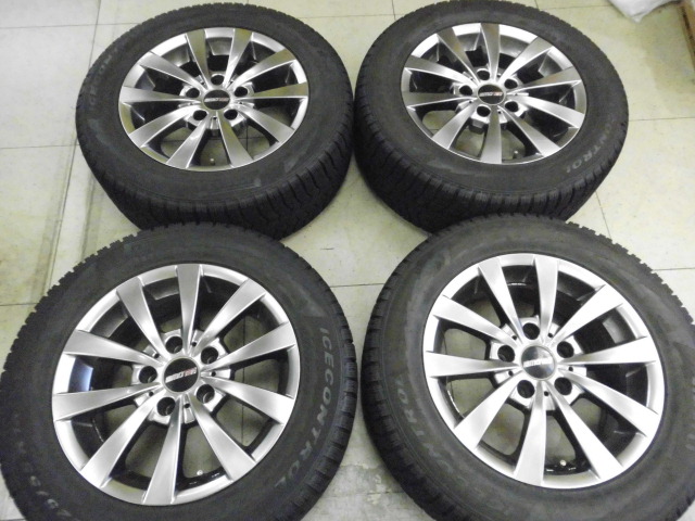 BMW E60 525i用 5シリーズ 225/55R16 PIRELLIスタッドレス 120-5穴 7J +20