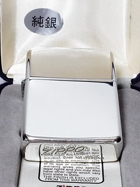 □ Zippo 美品 1985~1989年 筆記体 STERLING SILVER