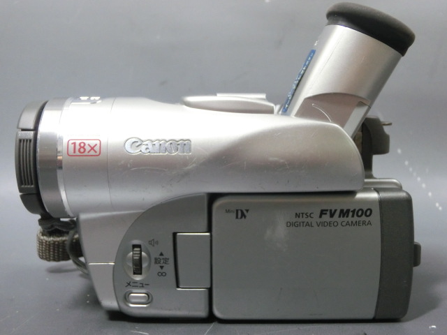 動作確認OK】Canon キヤノン FV M100 ミニDV カメラ 【動作確認OK