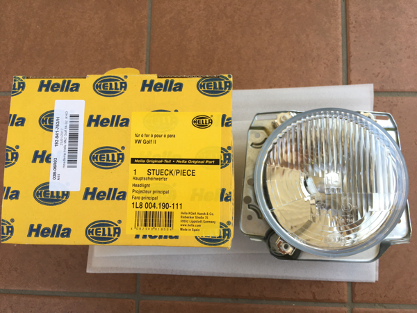 ゴルフ2 MK2 ヘッドライト HELLA