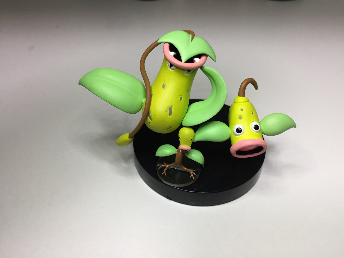 立体ポケモン図鑑 マダツボミ ウツドン ウツボット Yahoo!オークション 