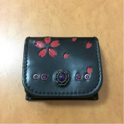 ALZUNI アルズニ コインケース 桜模様