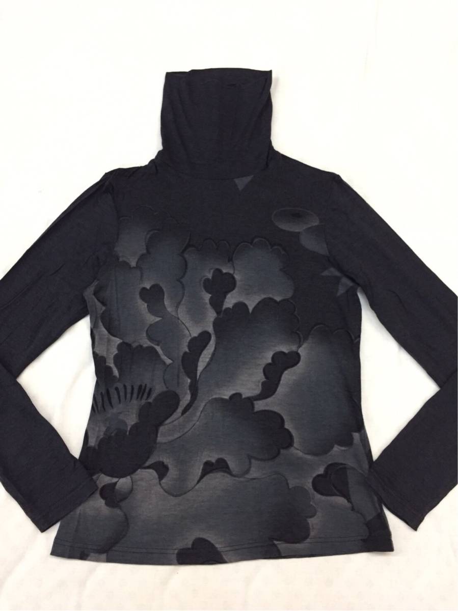 【未使用】S パゴン タートルネック 京都 Pagong 友禅 モダン 和柄 Ｓサイズ