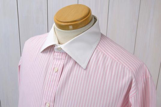 美品！ハ-ディエイミス　クレリック長袖ドレスシャツ/Ｌ