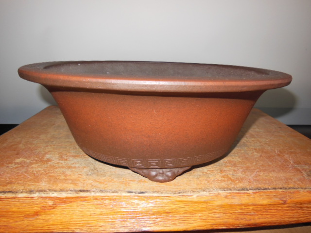 【蟹園】常滑鉢 　銭号（丸）　　Ａ-841