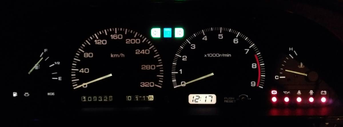 希少 180SX/S13シルビア 中古 VeilSide 320km/hメーター 