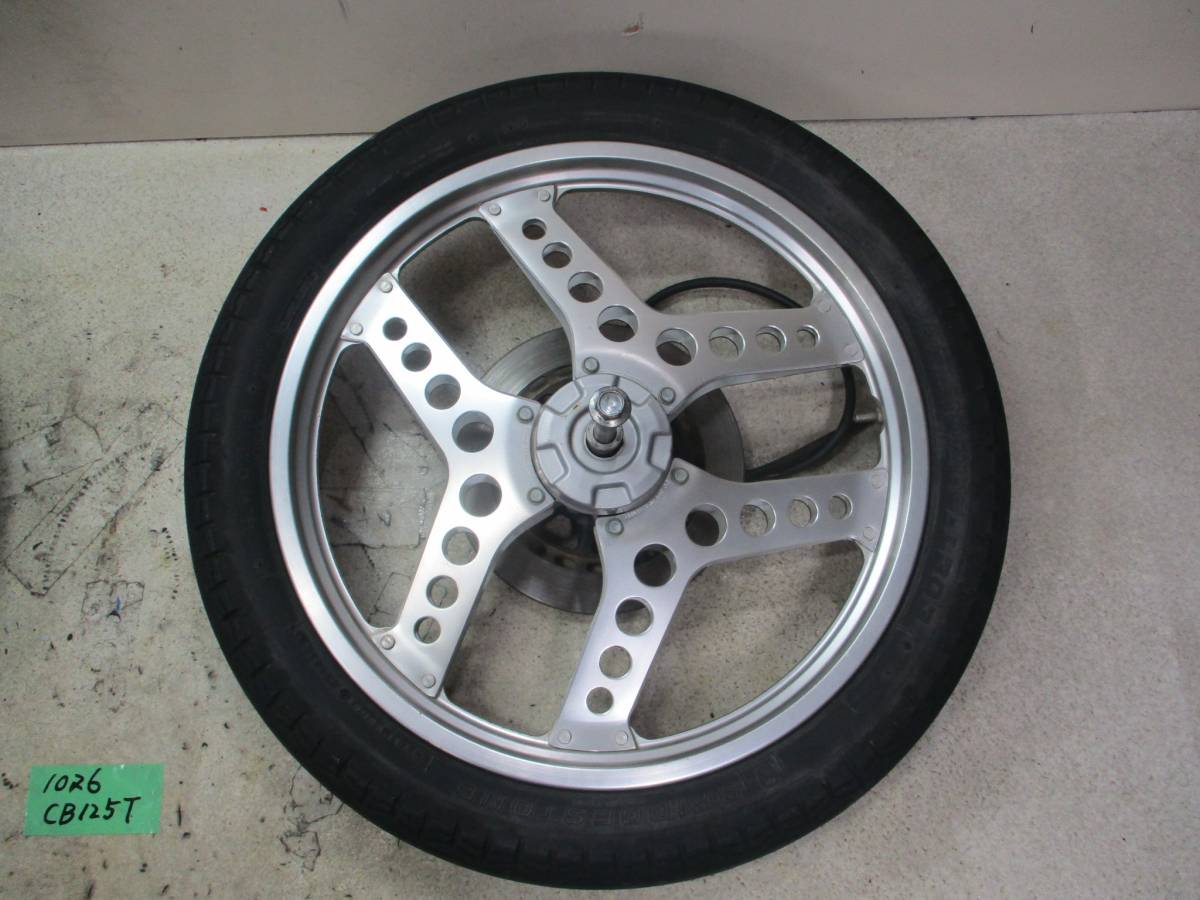 CB125T　ホイール　前後セット 1026 CB125T CB125 CB ホイール 前後 240サイズ MBX？