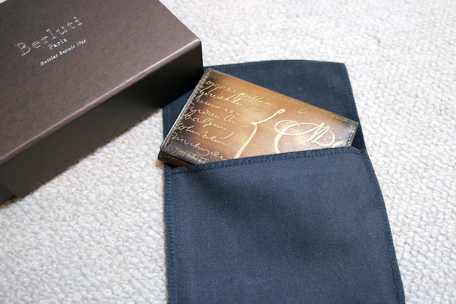 Berluti 廃盤 ベルルッティ ゴールデンパティーヌ タバコケース レザー