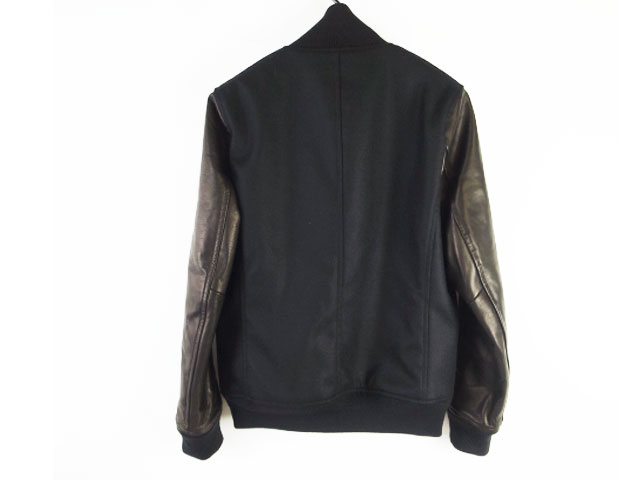 LOUNGE LIZARD(ラウンジリザード）ダブルクロスサキソニーホースハイドリブブルゾン サイズ1 アウター A2