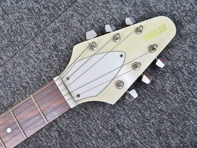 HOLLY ホーリー フライングVタイプ エレキギター 白 1028(本体)|売買