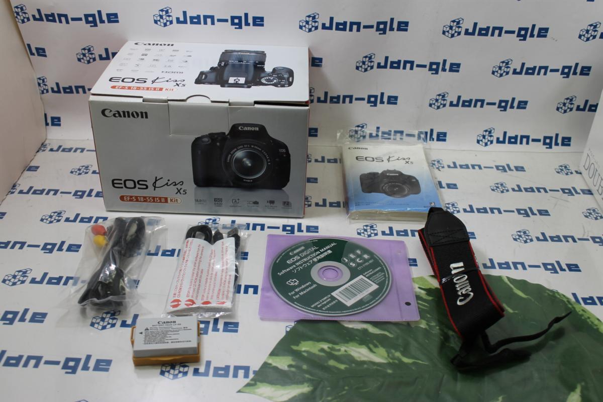 Canon キャノン EOS Kiss X5 ☆格安1円ST!! キャノン EOS Kiss X5 ダブル