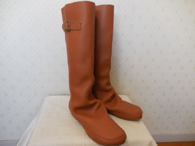 未使用美品 ocelot レザー ロングブーツ Koos風 日本製 Lサイズ EEE 限定SALE価格!