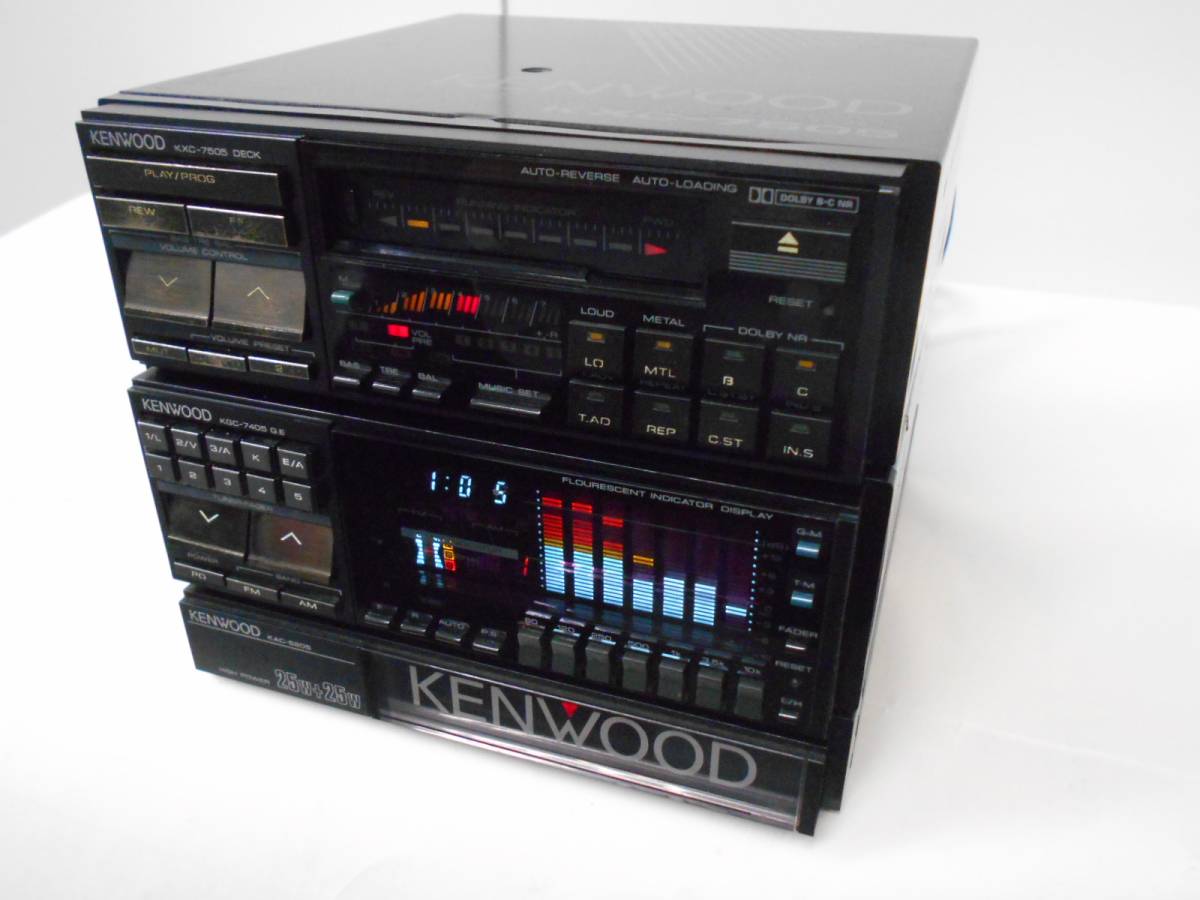 KXC-7505 KGC-7405 KAC-5205 セット KENWOOD(テープデッキ)｜売買され