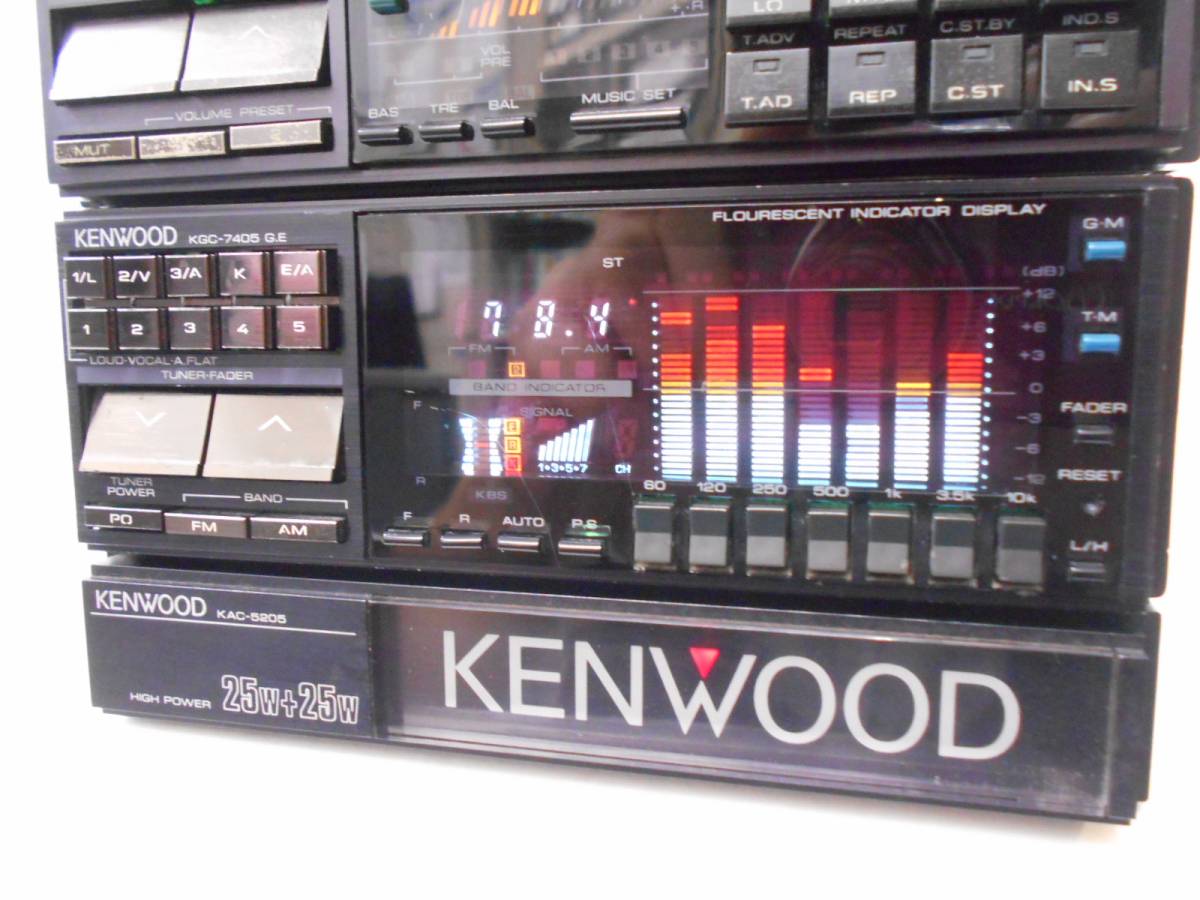 KXC-7505 KGC-7405 KAC-5205 セット KENWOOD(テープデッキ)｜売買され