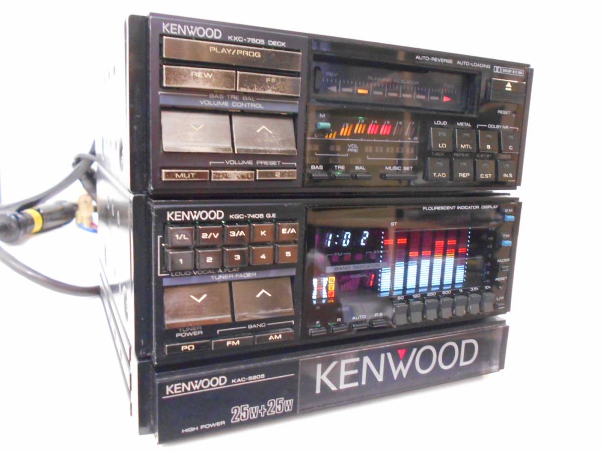 KXC-7505 KGC-7405 KAC-5205 セット KENWOOD(テープデッキ)｜売買され