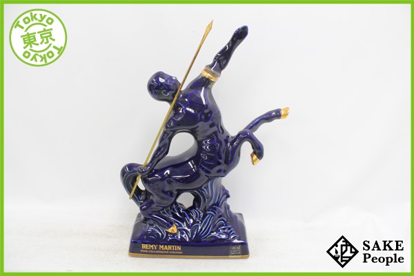 ⭐️レミーマルタン リモージュ ケンタウロス ブランデー 陶器 青⭐️ レミーマルタン ケンタウロス ブランデー MARTIN 青陶器 リモージュ