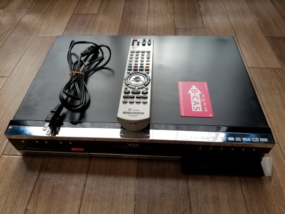 日立DV-DH1000S [HDD内蔵DVDレコーダー 1TB 美品 日立 Hitachi Wooo DV-DH1000D 1TB DVD/HDD レコーダー ジャンク 送料