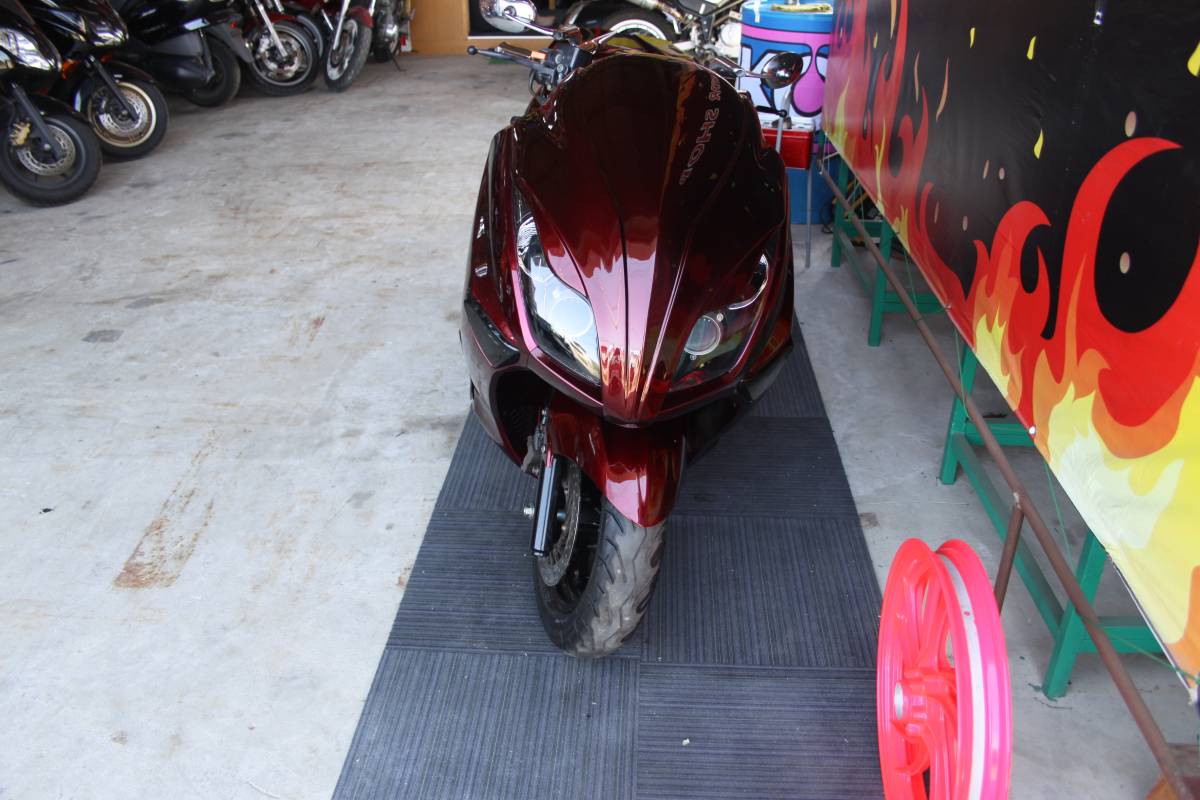 マジェスティ250 ヤマハ マジェスティ250C カスタム！！ワインレッド