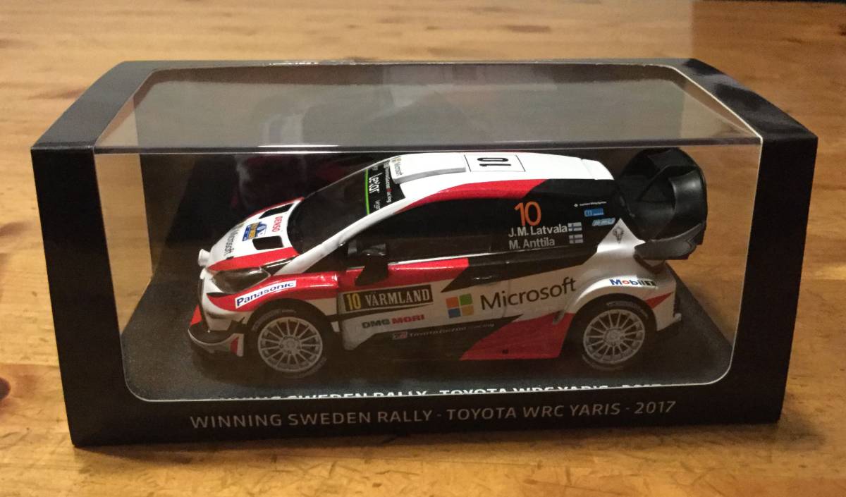 2種類セット 1/38ミニカー トヨタ ヤリス WRC-2017&2018モデル トヨタ
