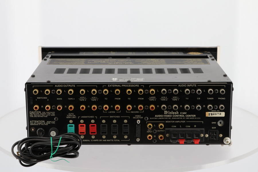 McIntosh C34V AVコントロールセンター◇現状品