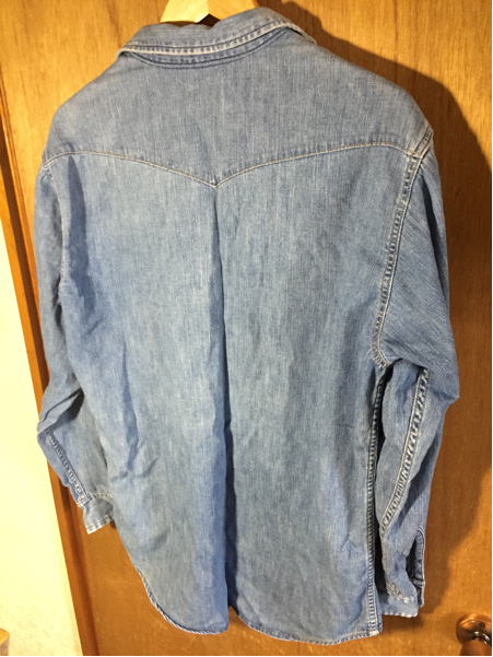blueblue デニムシャツ 2 M (L位、3) ブルーブルー ハリラン HRM