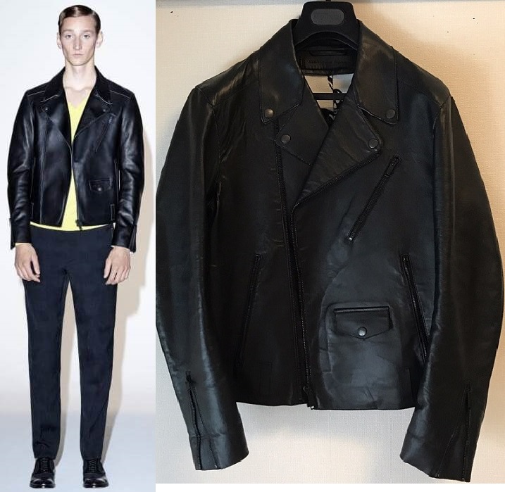 アレキサンダー・マックイーン alexander mcqueen 2015SS プレコレクションピース バイカー ライダース レザー 国内未入荷品 48