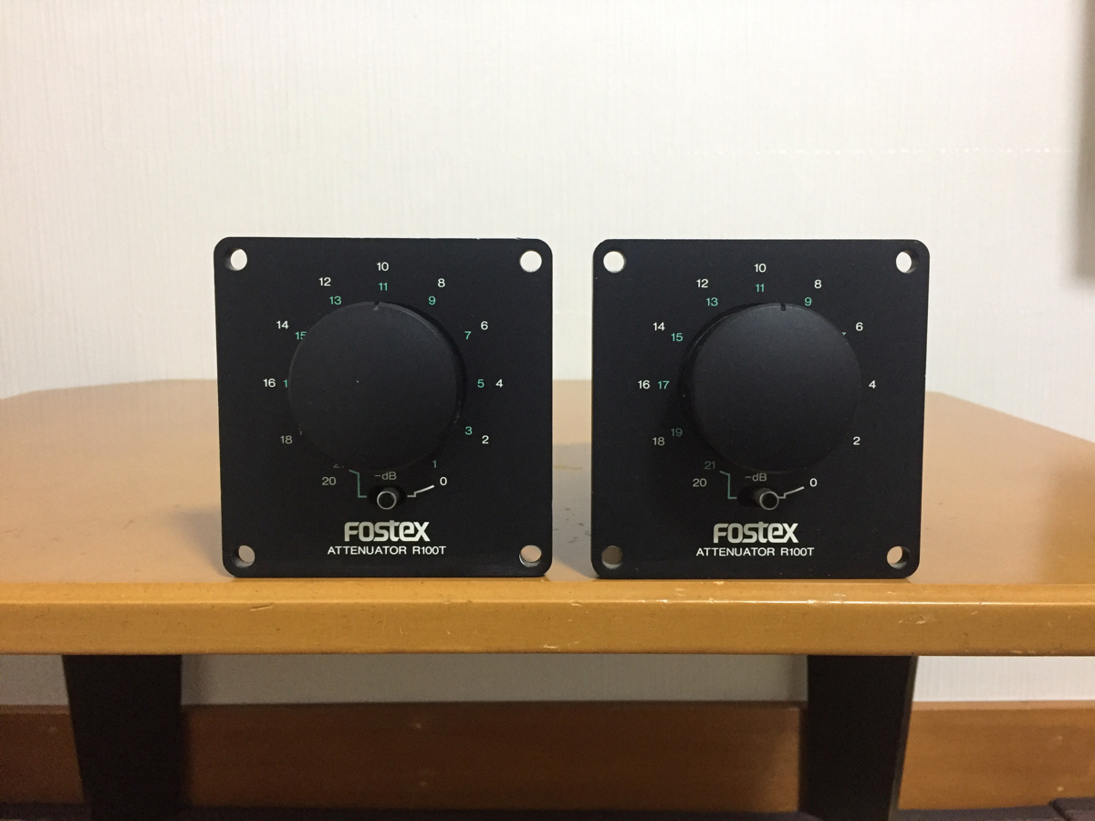FOSTEX R100T トランス式アッテネーター 1ペア フォステクス 【公式通販】