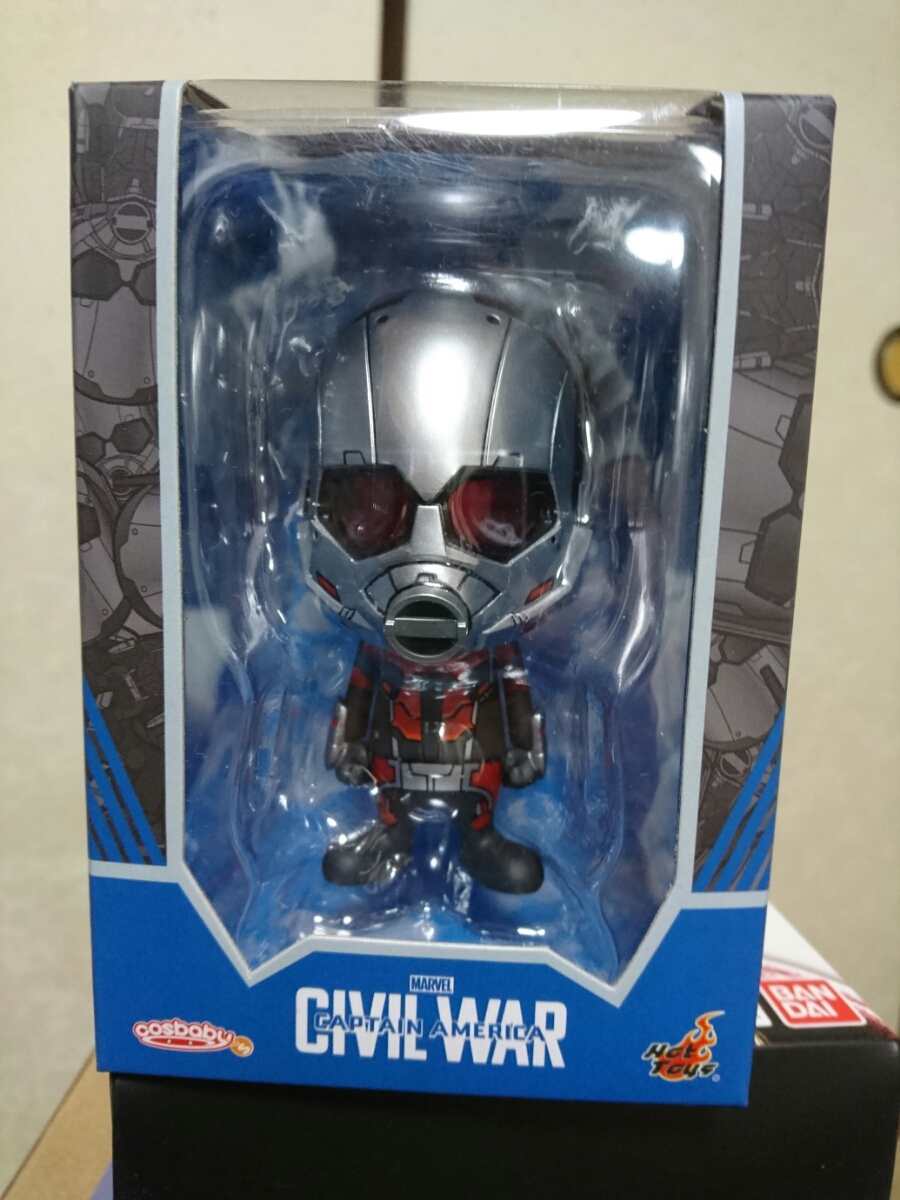 ［新品未開封品］ホットトイズ HOTTOYS コスベイビー アントマン シビル・ウォー キャプテン・アメリカ サイズS: アントマン_1