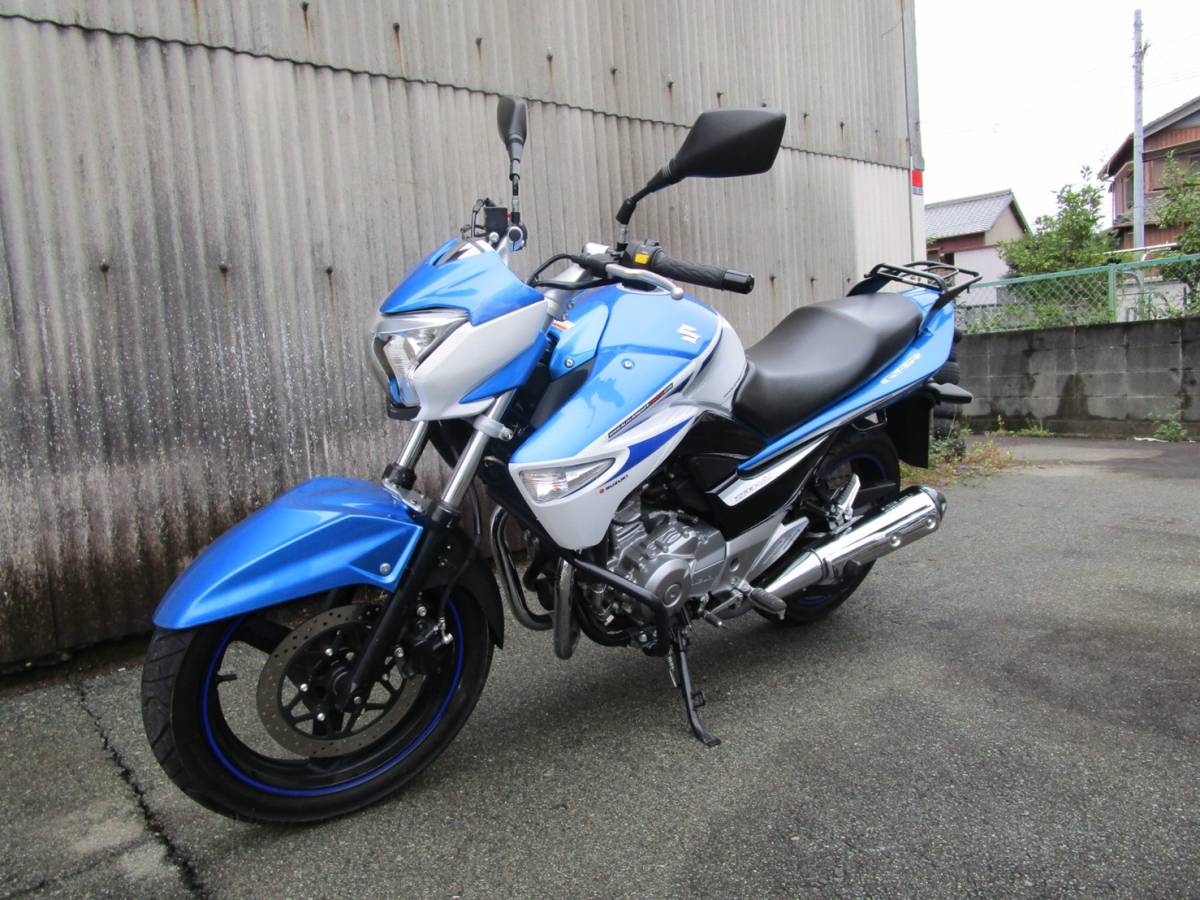 スズキ GSR250 低走行距離(7，047㎞) エンジン良好 動画あり 1円 
